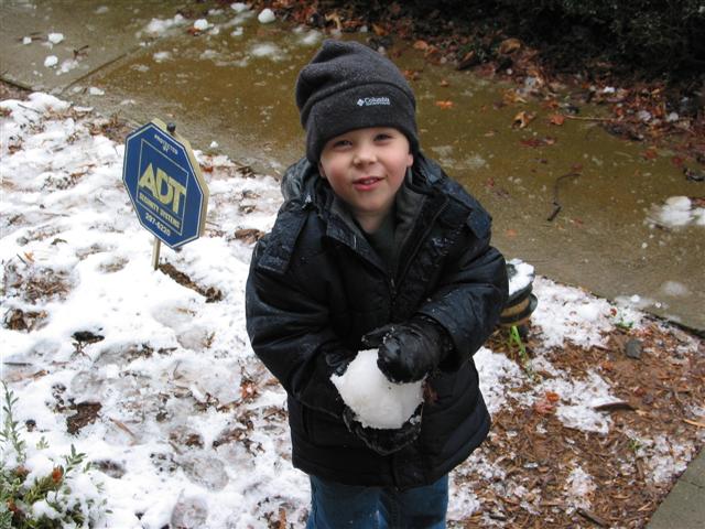 Snowball fight